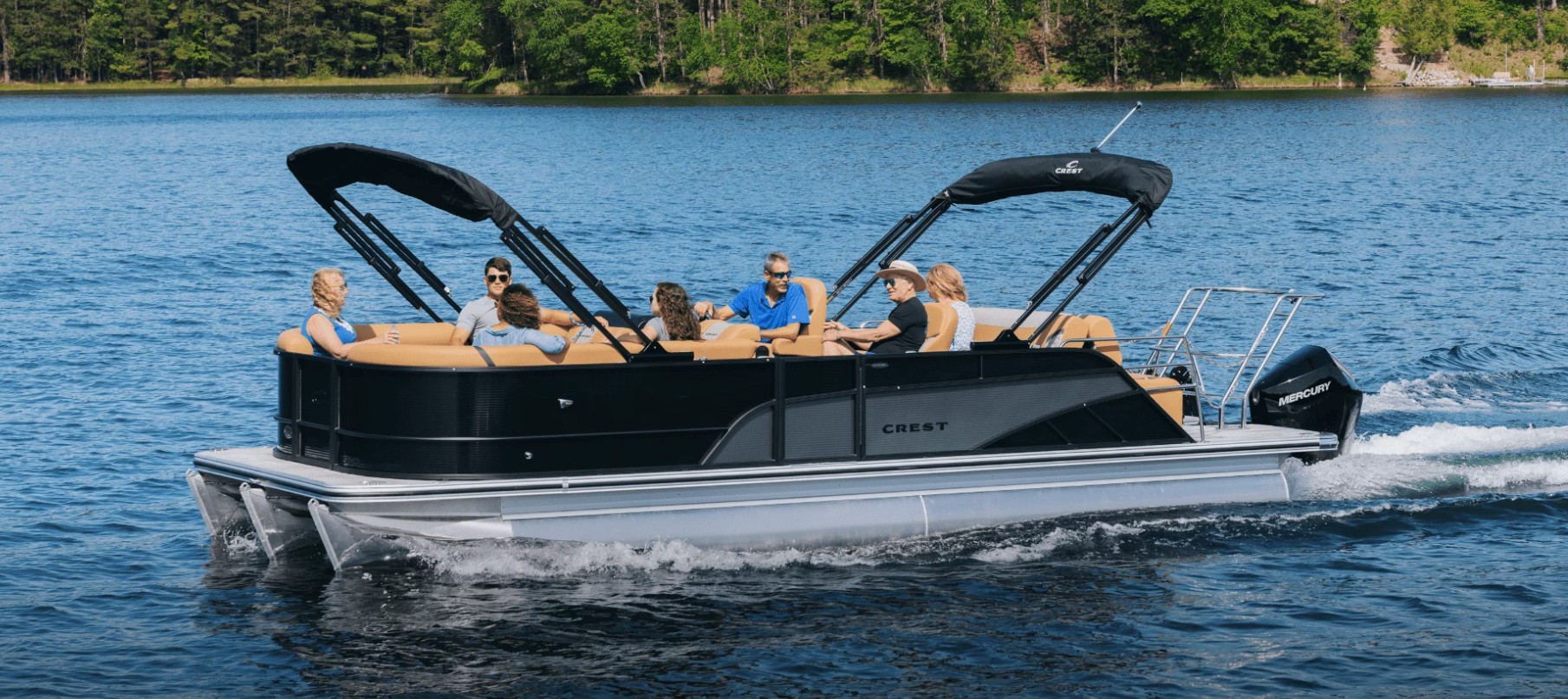 Crest Classic Signature Pontoon Boats For Sale